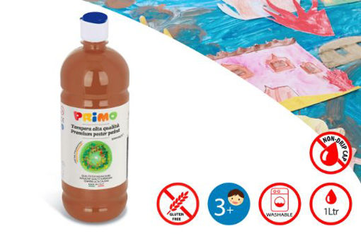 Picture of PRIMO 1000ML POSTER PAINT BROWN